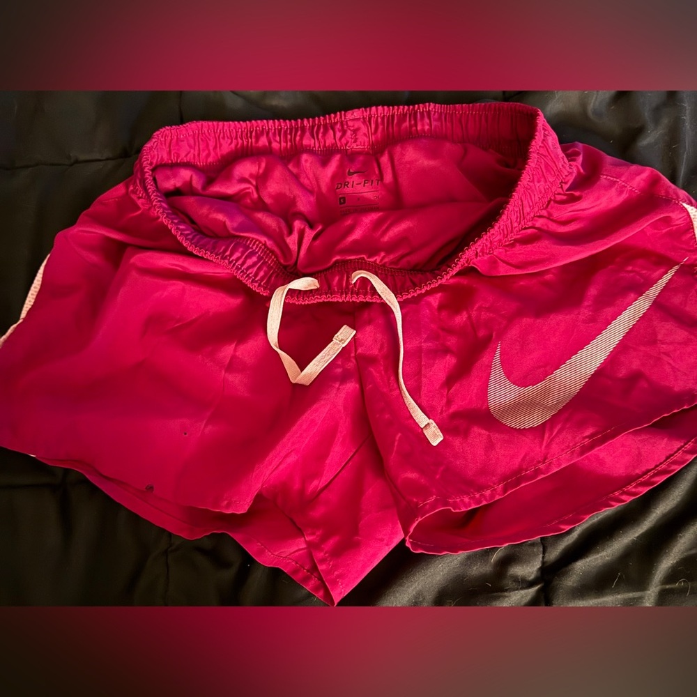 Nike Women's Vibrant Pink Athletic Shorts